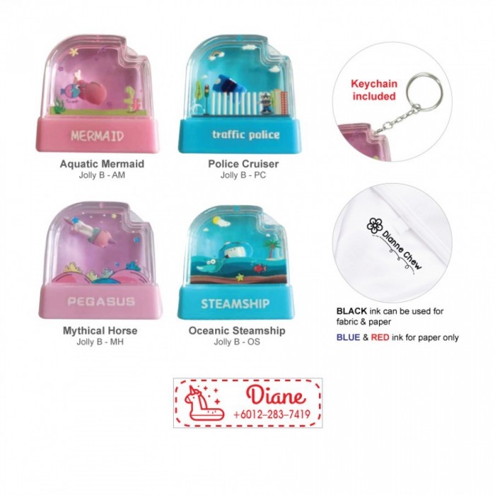 Jolly Stamp Water Park Series B with keychain 30x10mm